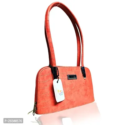 Stylish Solid PU Handbags With Sling Straps For Women