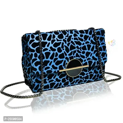 Stylish Printed PU Handbags With Sling Straps For Women