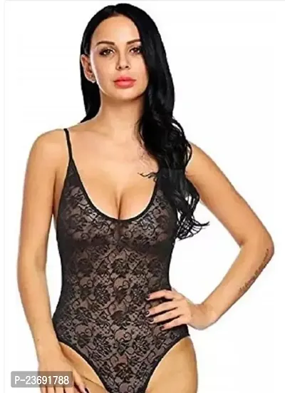 Stylish Women Silk Blend Babydoll NightWear-thumb0