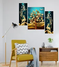 Set of Three Framed Wall Painting for Home Decoration-thumb1