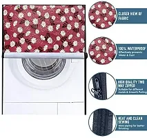 LG, SAMSUNG, Waterproof  Dustproof Washing Machine Cover Front Load  Fully Automatic Suitable for 6 kg, 6.2 kg, 6.5 kg Design-013-thumb1