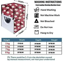 LG, SAMSUNG, Waterproof  Dustproof Washing Machine Cover Front Load  Fully Automatic Suitable for 6 kg, 6.2 kg, 6.5 kg Design-013-thumb2