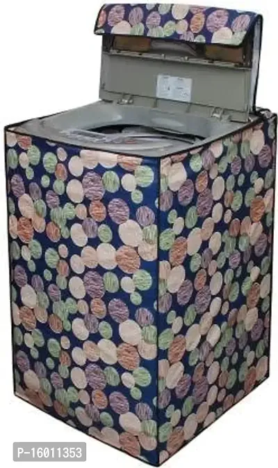 Waterproof  Dustproof Washing Machine Cover Top Load  Fully Automatic Suitable for 6 kg, 6.2 kg, 6.5 kg Pack Of 1-thumb2