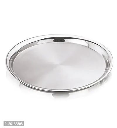 King International 100% Stainless Steel Quarter Plate, Set of 4 Mess Trays Great for Camping, Kids Lunch and Dinner or Every Day Use, 18.5 cm-thumb3