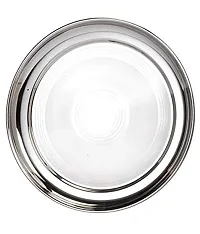 King International Stainless Steel Quarter Plate Set, Silver, 4 Piece-thumb3