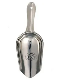 King International Stainless Steel Ice Scoop, Silver-thumb3