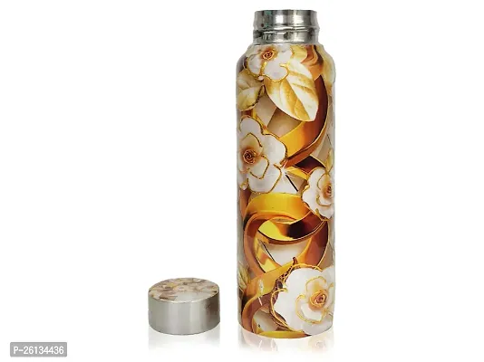 King International Stainless Steel Printed Water Bottle 500 ml - with Advanced Leak Proof- for Men  Women  Kids Diwali Gift, Diwali Gift for Women, Diwali Gifts for Family and Friends-thumb5