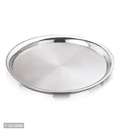 King International 100% Stainless Steel Quarter Plate, Set of 4 Mess Trays Great for Camping, Kids Lunch and Dinner or Every Day Use, 18.5 cm-thumb4