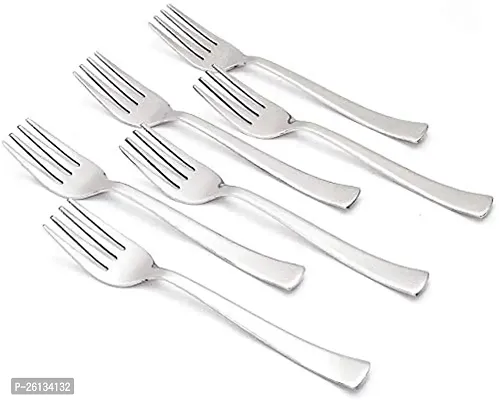 King International Stainless Steel Fork Set, Fork Set of 12, 16 cm, Mirror Polish, Steel Forks Set, Tablefork, Salad Fork, Dinner Fork Set for Home, Kitchen, Restaurant-thumb2