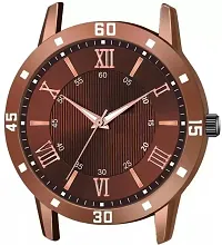 Stylish Brown Silicone Analog Watch For Men-thumb2