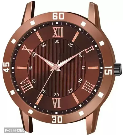 Stylish Brown Silicone Analog Watch For Men-thumb3