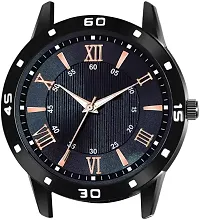 Stylish Black Silicone Analog Watch For Men-thumb3