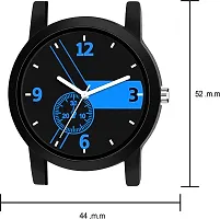 Stylish Multicoloured Silicone Analog Watch For Men Watch With Bracelet-thumb2