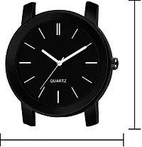 Stylish Black Metal Analog Watch For Men-thumb2