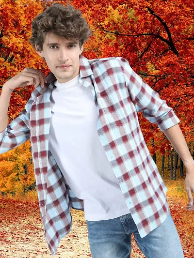 Stylish Checks Casual Shirt For Men