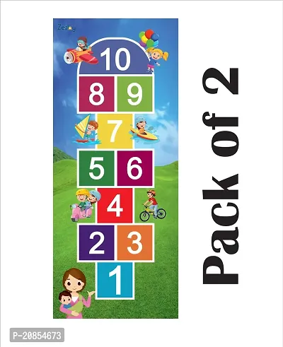 Premium Jumbo 1234 Numbers  Play Mat, Game for Kids, Adults, Indoor-Outdoor Game Mat Pack Of 2