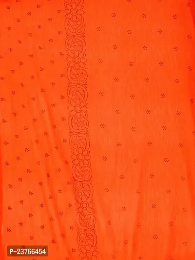 Vrutalay NX Women's Digital Printed Chanderi silk Bridal Ethnic Chunni Dupatta (V_V_3787852_Orange)-thumb4