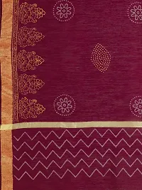 Vrutalay NX Women's Digital Printed Chanderi silk Bridal Ethnic Chunni Dupatta (V_V_3787790_MAROON)-thumb3