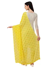 Vrutalay NX Women's Digital Printed Chanderi silk Bridal Ethnic Chunni Dupatta (V_V_3787941_ YELLOW)-thumb1