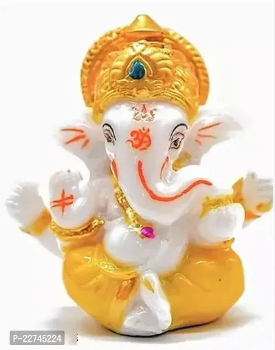 Classic Art Ganesha Statue For Home Temple Decoration I Ganesh Idol For Car Dashboard-thumb0