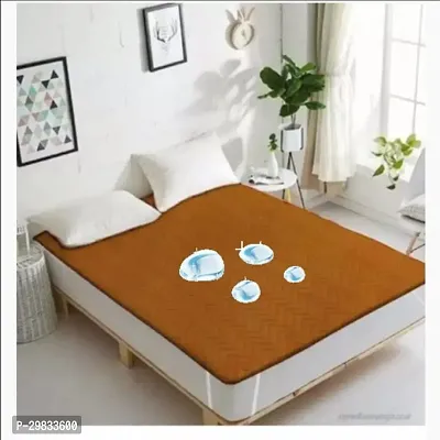 Stylish Cotton Solid Waterproof Mattress Protector Sheet