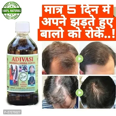 100 % Pure Adivasi Bhringraj Hair oil 100ml-thumb0