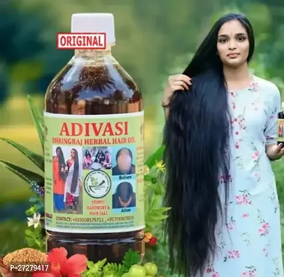 Adivasi Herbal Premium Hair Oil for Women and Men for Hair Long - Dandruff Control - Hair Loss Control - Long Hair - Hair Regrowth Hair Oil (100 ml) Pack 1