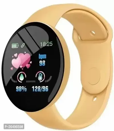 Stylish Bluetooth Smart Fitness Band Smart Watch Heart Rate Activity Tracker Smartwatch Yellow-thumb0