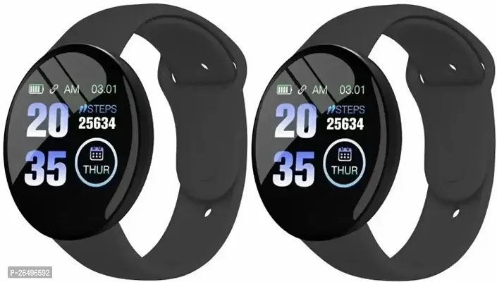Stylish Bluetooth Smart Fitness Band Smart Watch Heart Rate Activity Tracker Smartwatch Black