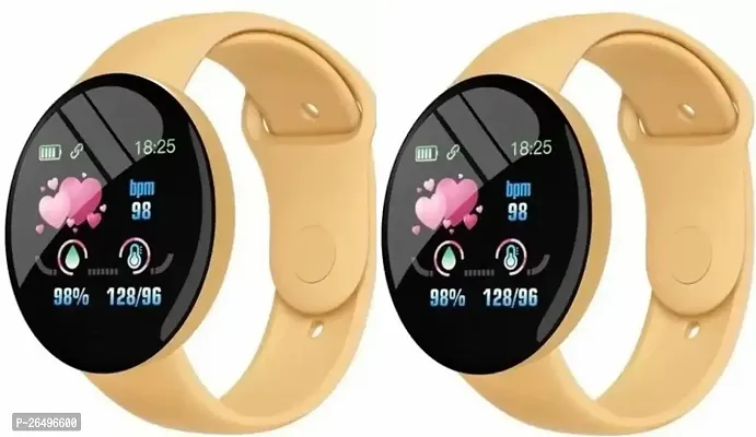 Stylish Bluetooth Smart Fitness Band Smart Watch Heart Rate Activity Tracker Smartwatch Yellow