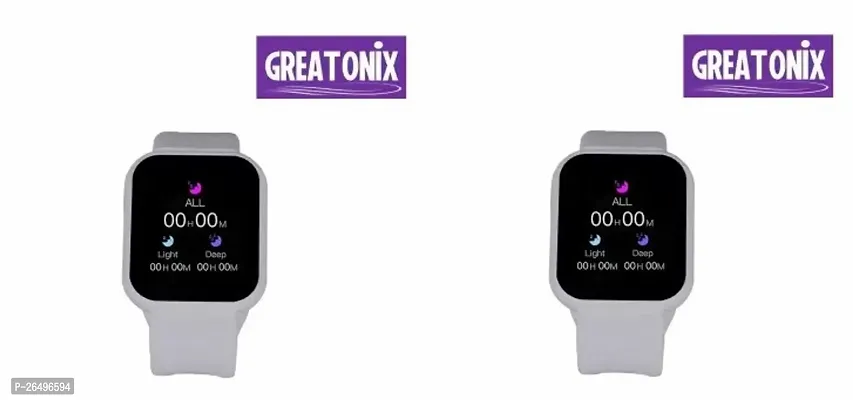 Stylish Bluetooth Smart Fitness Band Smart Watch Heart Rate Activity Tracker Smartwatch Grey