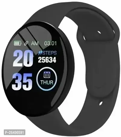 Stylish Bluetooth Smart Fitness Band Smart Watch Heart Rate Activity Tracker Smartwatch Black-thumb0