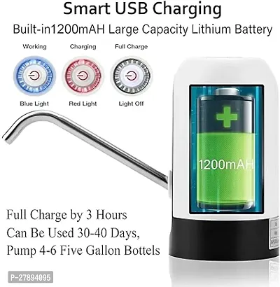 Water Bottle Pump,USB Charging Automatic Drinking Water Pump Portable(PACK OF 1)-thumb2