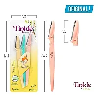 Tinkle 3 PCS Eyebrow or Face Hair Removal Safety Razors Trimmer Shaper(PACK OF 1)-thumb1