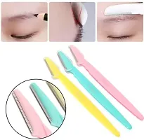 Tinkle 3 PCS Eyebrow or Face Hair Removal Safety Razors Trimmer Shaper(PACK OF 1)-thumb3
