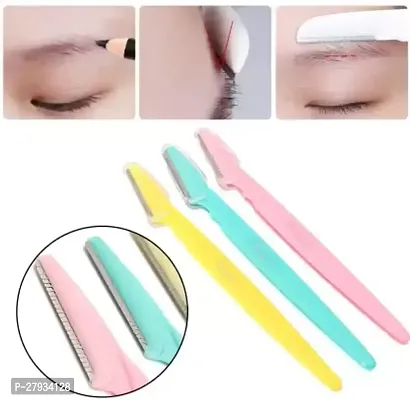 Tinkle 3 PCS Eyebrow or Face Hair Removal Safety Razors Trimmer Shaper(PACK OF 1)-thumb4