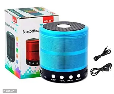 Mini Bluetooth Speaker WS 887 with FM Radio, USB Pen Drive Slot 48 W Bluetooth Party Speaker PACK OF 1-thumb3