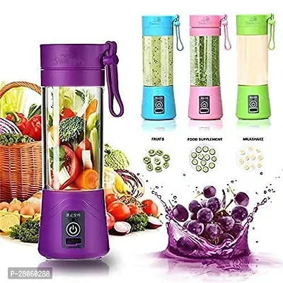 Stainless Steel USB Juicer 6 Blades Portable Electric Blender(pack of 1)-thumb3