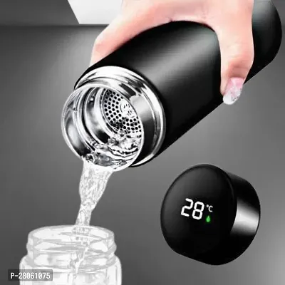 Cold and Warm Water Bottle with LED Temperature Display#(PACK OF 1)-thumb0