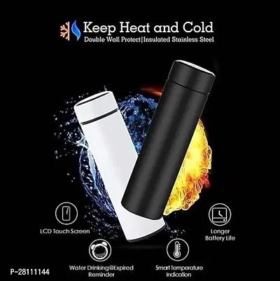 Stainless Steel Water Bottle With Led Temperature Display