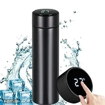 Led Temperature Display, Double Wall Vacuum Insulated Water Bottle-thumb0