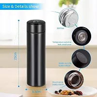 Led Temperature Display, Double Wall Vacuum Insulated Water Bottle-thumb3