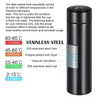 Led Temperature Display, Double Wall Vacuum Insulated Water Bottle-thumb2