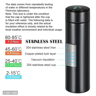 Led Temperature Display, Double Wall Vacuum Insulated Water Bottle-thumb3