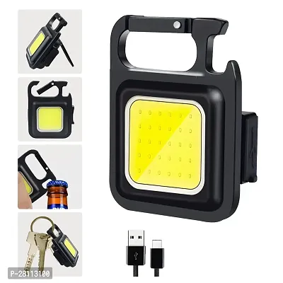 4 Light Modes Portable Pocket Light with Folding Bracket Bottle Opener and Magnet Base