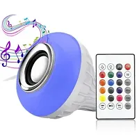 LED With Bluetooth Speaker Music Light Bulb With Remote Control(pack of 1)-thumb1