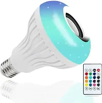 LED Music Speaker Light Bulb with Wireless Speaker for Home Multicolour(pack of 1)-thumb1