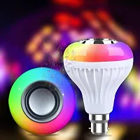 LED Music Speaker Light Bulb with Wireless Speaker for Home Multicolour(pack of 1)-thumb2