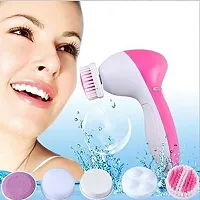 Battery Powered 5-In-1 Smoothing Body Face Beauty Care Facial Massager(PACK OF 1)-thumb1