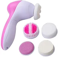 Home 5 in 1 Multifunctional Plastic Electric Mini Beauty Care Brush(PACK OF 1)-thumb2